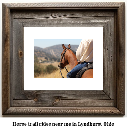 horse trail rides near me in Lyndhurst, Ohio